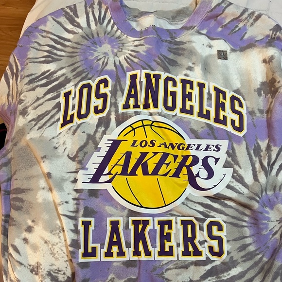 Lakers sweatshirt, NBA official, XL, tie dye never worn NWOT - Picture 1 of 1